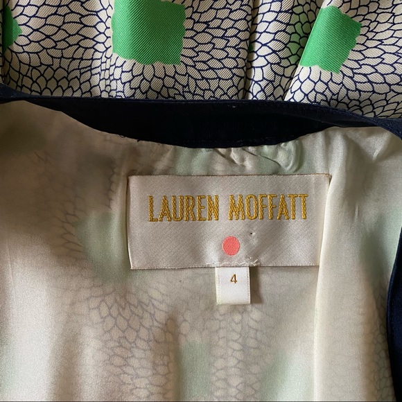 EUC LAUREN MOFFATT Silk Dress size 4 US - Picture 3 of 8